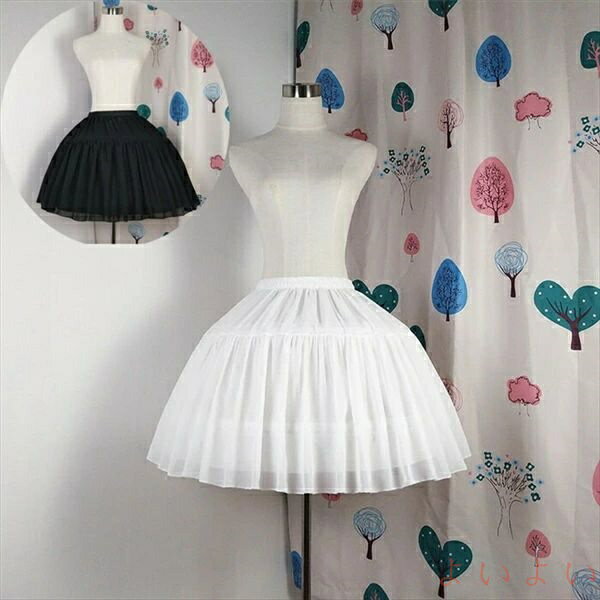 【送料無料】ロリータ パニエ チュール ロリィタ ワイヤー ゴシック ゴスロリ ボーン シフォン ふんわ..