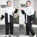 【送料無料】男の子 レインスーツ 女の子 ジュニア 上下 セパレート ランドセル対応 レインウェア 上下セット キッズ レインコート 2セット