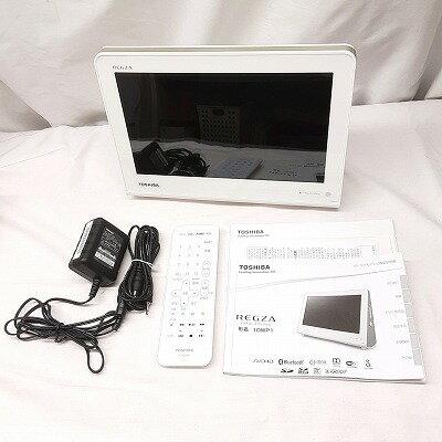 23k-199o【中古】東芝 10V型 液晶 テレビ 10WP1 ハイビジョン IPS液晶、防水・防塵対応、無線LAN対応、Bluetooth対応、SeeQVault対応 2..