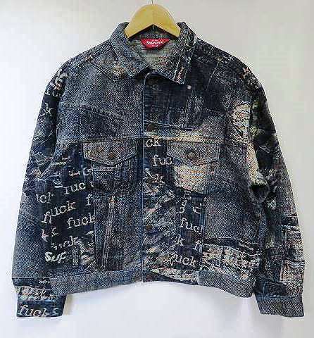 楽天市場】Supreme Archive Denim Jacquard Trucker Jacketの通販 楽天市場】Supreme Archive Denim Jacquard Trucker Jacketの通販