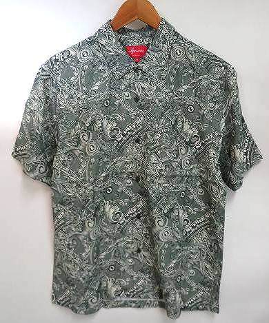Rakuten - s23g-453x【中古】Supreme　シュプリーム 23SS Dollar S/S Shirt Green/Medium　シャツ【9800円以上で沖縄・離島も送料無料】