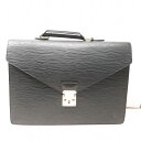 23k-509h 【中古】LOUIS VUITTON ルイ・ヴィトン エピ セルヴィエット アンバサダー M54412 ビジネスバッグ ブラック レザー【980...