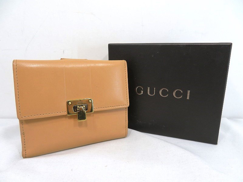 樂天商城 - s24g-034x【中古】GUCCI　グッチ　二つ折り財布　92717・2091【9800円以上で沖縄・離島も送料無料】