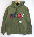 s24g-352x【中古】Supreme シュプリーム 21AW WTAPS Sic'em! Hooded Sweatshirt Light Olive/Med...