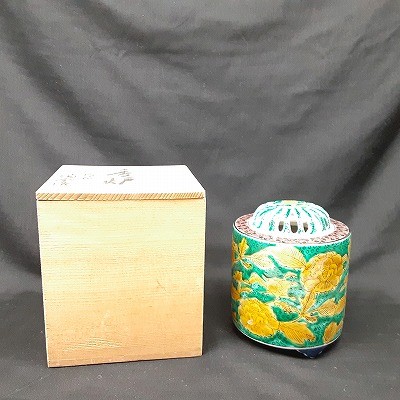 樂天商城 - 24k-268h 【中古】九谷焼　陶全　香炉【9800円以上で沖縄・離島も送料無料】