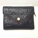 24k-274h 【中古】LOUIS VUITTON ルイ・ヴィトン ポルトフォイユ ヴィクトリーヌ モノグラム アンプラント マリーヌルージュ M64577【9800円以上で沖縄・離島も送料無料】