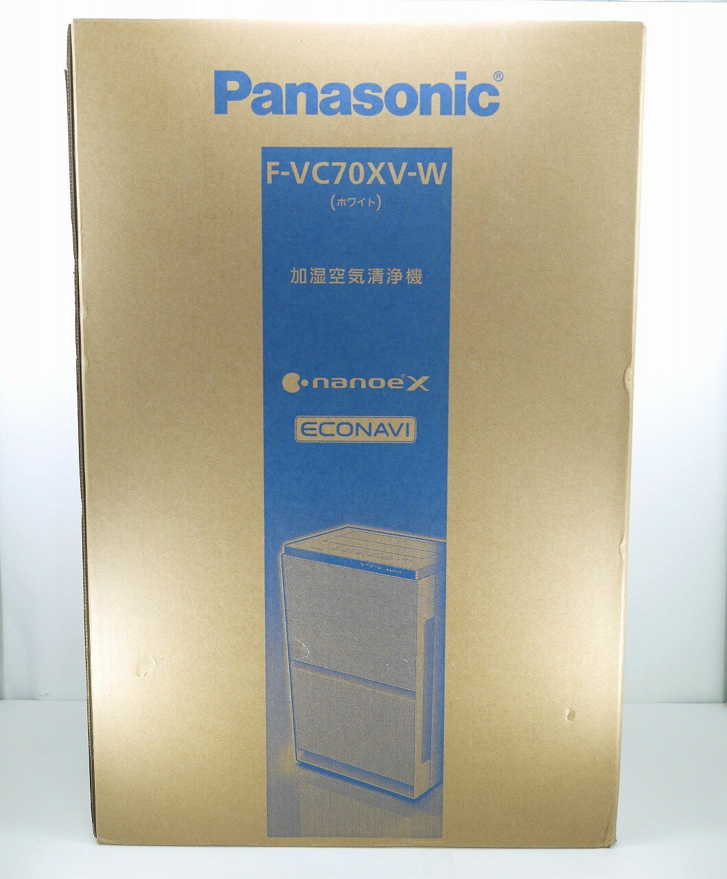 新品未使用Panasonic F-VC70XV-W ホワイト加湿空気清浄機