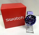 s24t-0182a【中古】Swatch スウォッチ LOOK RIGHT THRU VIOLET ルック・ライト・スルー・バイオレット・ペイ! SB05V101【9800円以上で沖縄・離島などの一部地域も送料無料での発送となります。】