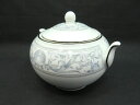 s24g-872x【中古】WEDG WOOD ウェッジウッド ドルフィンホワイト シュガーポット 本体のみ【9800円以上で沖縄・離島も送料無料】