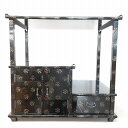 24k-731h【中古】津軽塗 飾り棚 茶棚 青森伝統工芸品【9800円以上で沖縄・離島も送料無料】