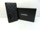 s24g-1367x【中古】CHANEL シャネル カンボンライン 二つ折り 長財布 ココマーク A26717【9800円以上で沖縄・離島も送料無料】(4)