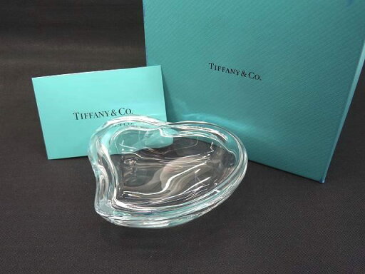 s25g-276x【中古】TIFFANY&Co ティファニー エルサペレッティ ハートボックス クリスタル 小物入れ【9800円以上で沖縄・離島も送料無料】 s25g-276x【中古】TIFFANY&Co ティファニー エルサペレッティ ハートボックス クリスタル 小物入れ【9800円以上で沖縄・離島も送料無料】