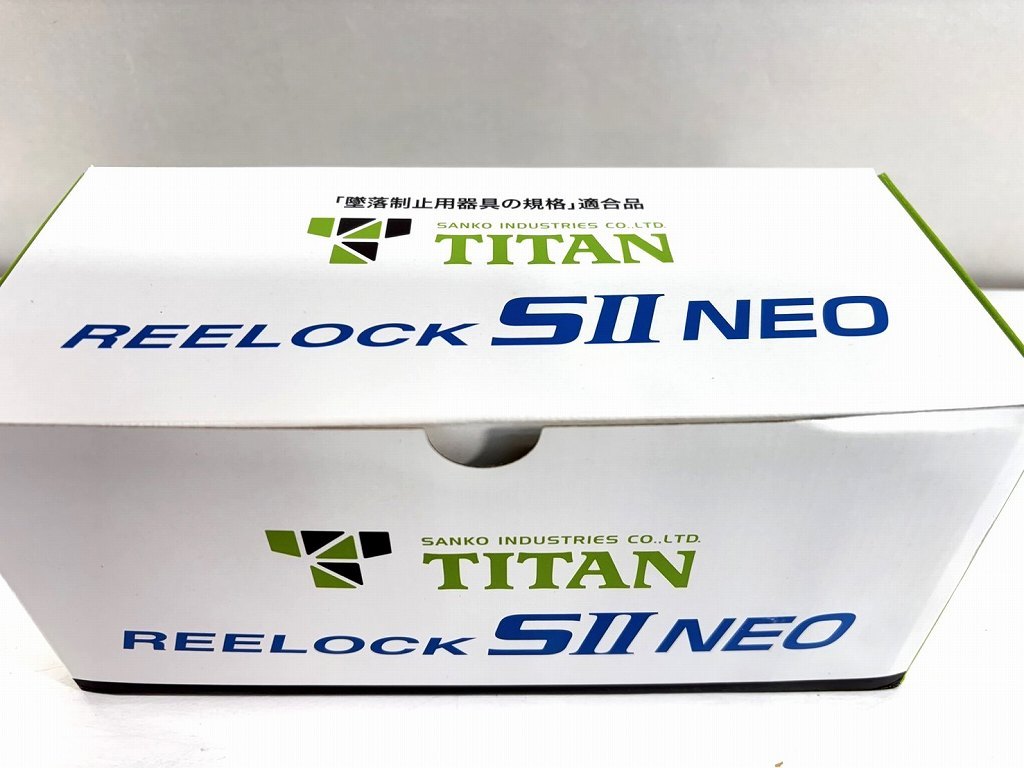 Rakuten - s25t-0422y【中古】【未使用】SANKO TITAN REELOCK S2 NEO　サンコー　タイタン　リーロック S2 NEO ライト　胴ベルト　新規格　墜落制止用器具　巻取式　SLN505-SB-M【9800円以上で沖縄・離島などの一部地域も送料無料での発送となります。】