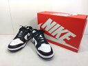 s25g-983k【中古】NIKE ナイキ DUNK LOW RETRO ダンク ロー レトロ パンダ ホワイト ブラック DD1391-100 28.0cm【9800円以上で沖縄・離島も送料無料】
