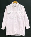 s25g-33kn【中古】Healthy DENIM ヘルシーデニム Almond スーパービッグシャツ SLOBE別注 ピンク サイズ1 H329620I【9800円以上で沖縄・離島も送料無料】