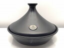 25k-315t【中古】Emile Henry FLAME Tajine エミール アンリ フラム タジン鍋 31cm ブラック 715532【9800円以上で...