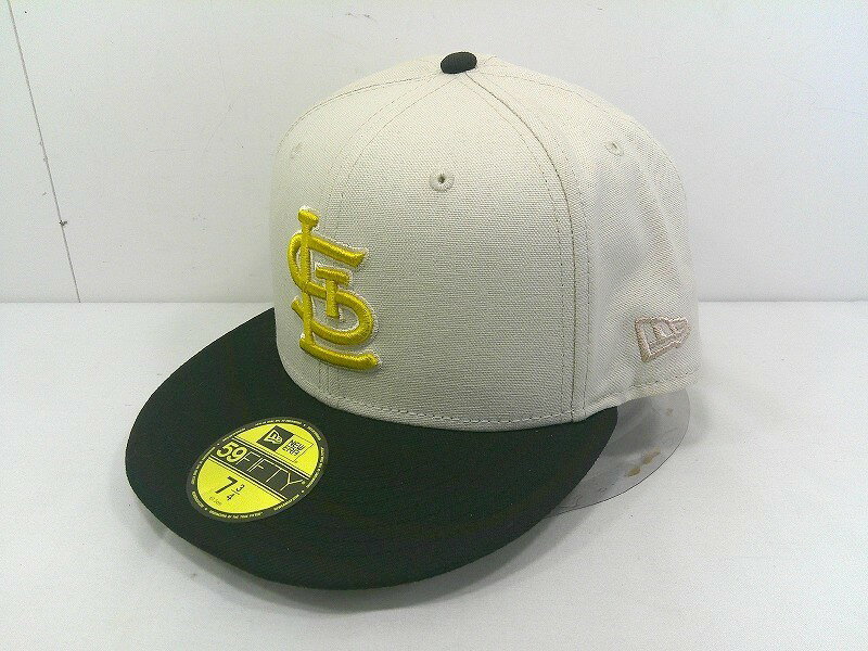 樂天商城 - s25g-a438x【中古】New Era ニューエラ　59FIFTY　Two Tone Stone セントルイス　カージナルス　ストーン　MLB　7　3/4サイズ　61.5cm　ベースボールキャップ【9800円以上で沖縄・離島も送料無料】