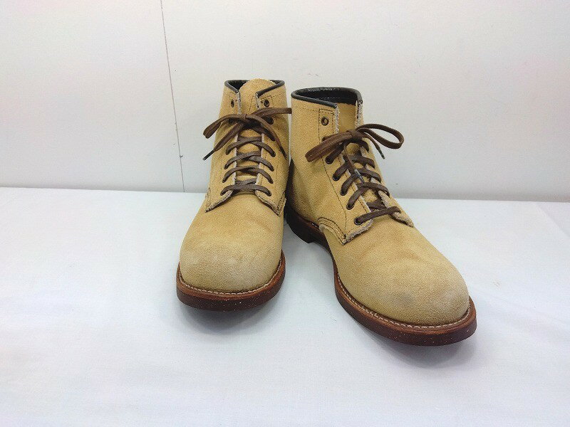 s25g-A828k【中古】REDWING レッドウィング　BLACK SMITH ブラックスミス　スエード　ワークブーツ　ラウンドトゥ　2960　27.0cm　箱なし【9800円以上で沖縄・離島も送料無料】