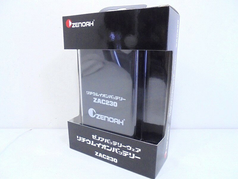 26g-033x【中古】【未使用品】ZENOAH ゼノア　バッテリーキット　バッテリーウェア共通　ZAC230【9800..
