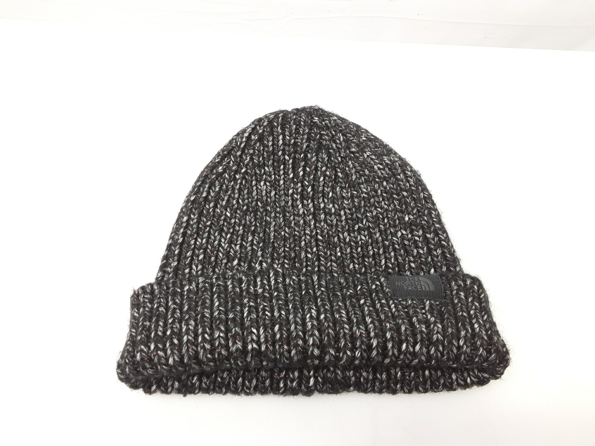 樂天商城 - 26k-045h【中古】【未使用品】THE NORTH FACE　ノースフェイス　ニット帽　ブラック　ラメ【9800円以上で沖縄・離島などの一部地域も送料無料での発送となります。】