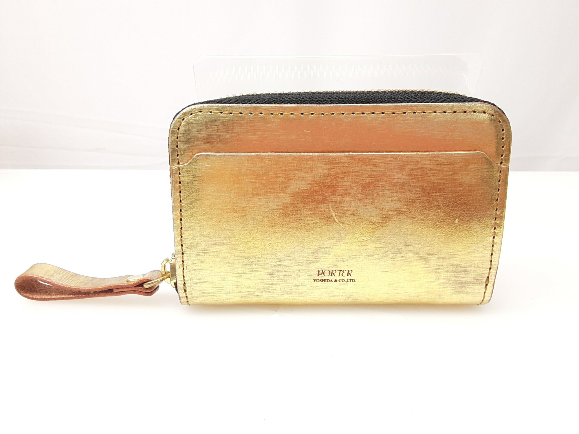 26k-068h【中古】PORTER ポーター フォイル コイン＆カードケース 195-01335【9800円以上で沖縄・離島などの一部地域も送料無料での発送となります。】