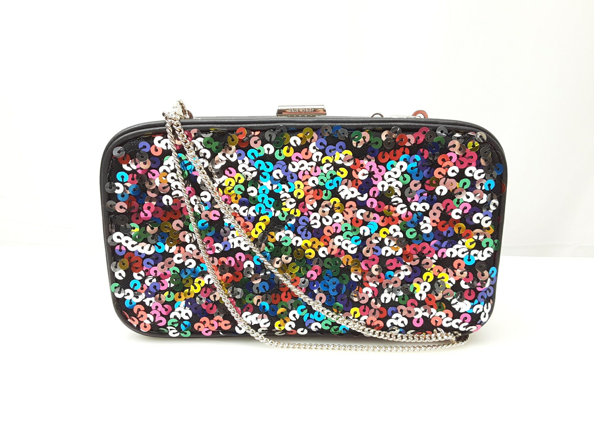 樂天商城 - 26k-070h【中古】kate spade ケイトスペード クラッチバッグ ショルダーバッグ スパンコール 【9800円以上で沖縄・離島などの一部地域も送料無料での発送となります。】