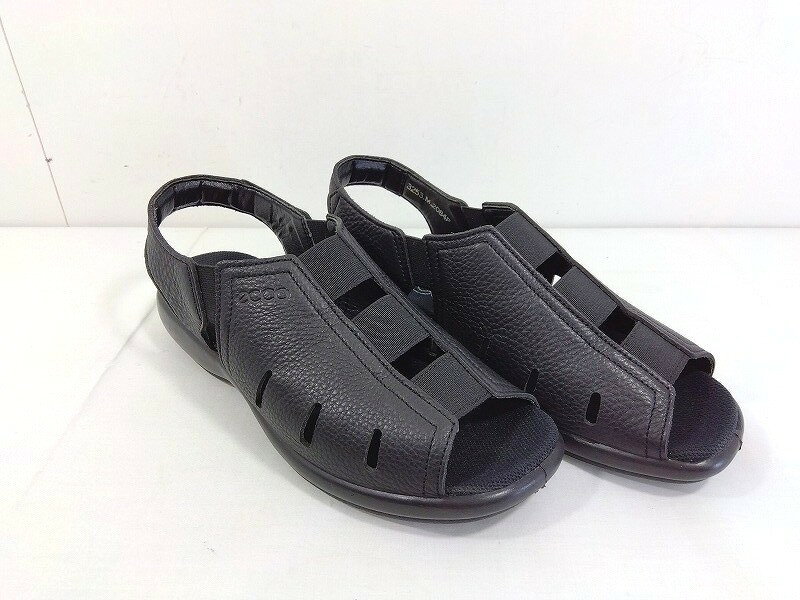 樂天商城 - 26g-159k【中古】ecco エコー　サンダル　3253　Mサイズ　ブラック　箱なし　【9800円以上で沖縄・離島も送料無料】