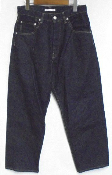 樂天商城 - 26g-276x【中古】HATSKI ハツキ　Wide Tapered Denim ワイド テーパード デニム　ユニセックス　サイズ0（S）ジーンズ【9800円以上で沖縄・離島も送料無料】