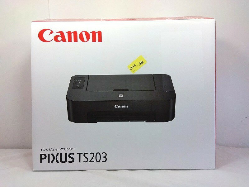 樂天商城 - 26g-323k【中古】【未使用品】Canon キャノン　インクジェットプリンター　PIXUS TS203　ブラック【9800円以上で沖縄・離島も送料無料】