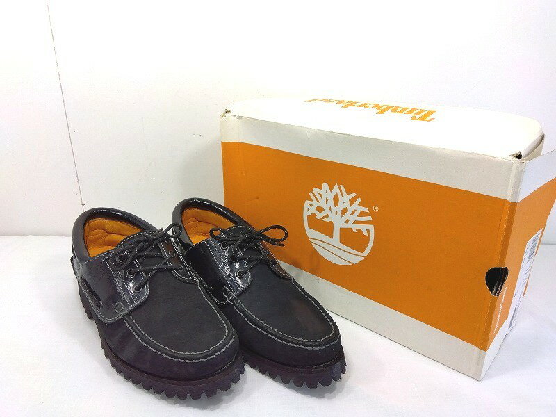 樂天商城 - 26g-366k【中古】Timberland ティンバーランド　Authentics 3Eye Classic オーセンティック 3Eye クラシック　ボートシューズ　デッキシューズ　モカシン　TB0A2A2C001　27.0cm　ブラック【9800円以上で沖縄・離島も送料無料】