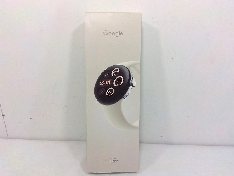 26g-464k 【中古】Google Pixel Watch3 グーグル ピクセルウォッチ　41mm　Fitbit　スマートウォッチ　Polished Silver【9800円以上で沖縄・離島も送料無料】