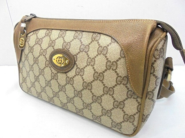 Rakuten - 26g-466x【中古】GUCCI グッチ　オールドグッチ　GG　ショルダーバッグ　001・115・0443【9800円以上で沖縄・離島も送料無料】