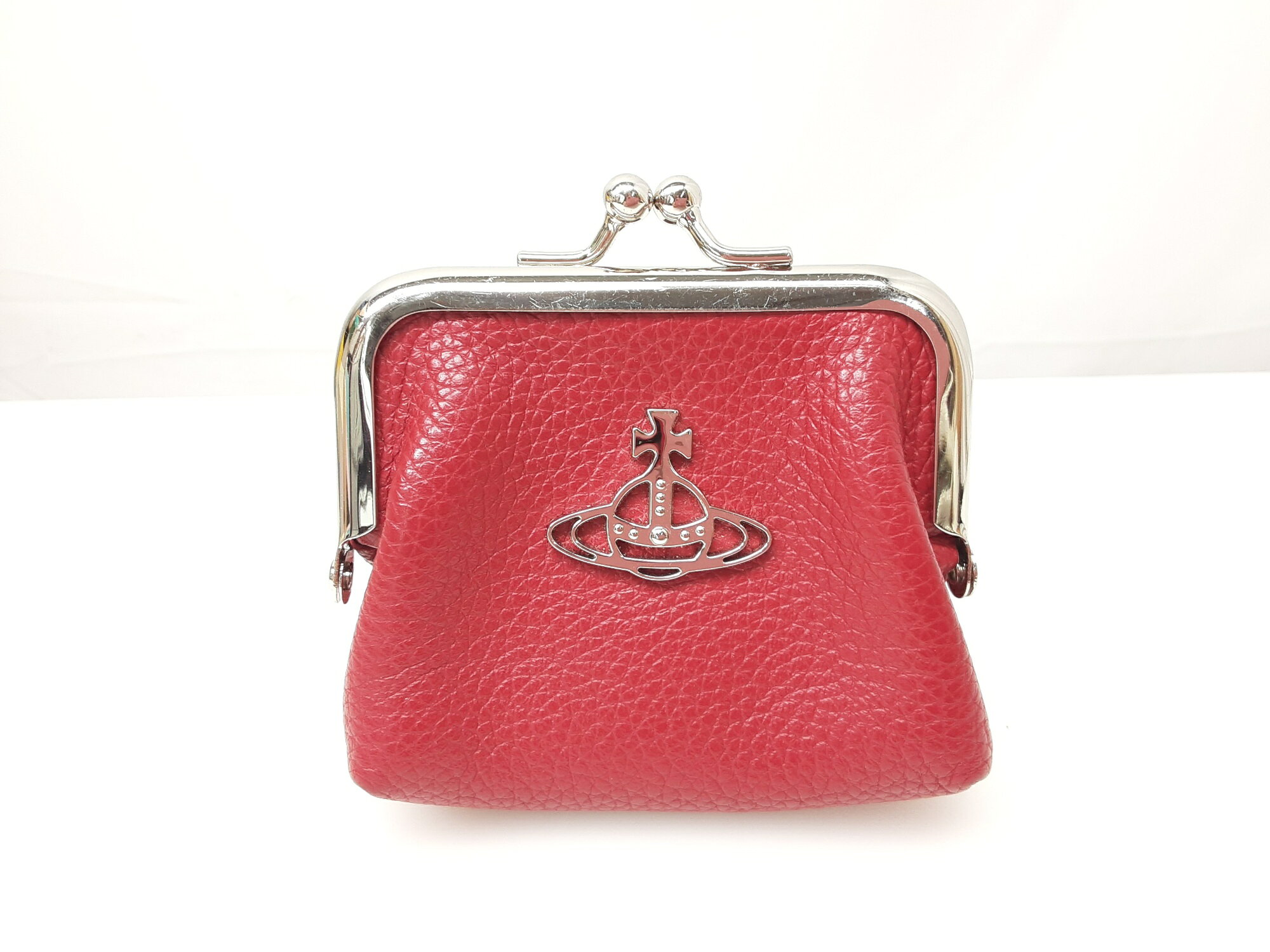 Rakuten - 26k-163h【中古】Vivienne Westwood ヴィヴィアンウエストウッド　がま口　コインケース　レッド【9800円以上で沖縄・離島も送料無料】