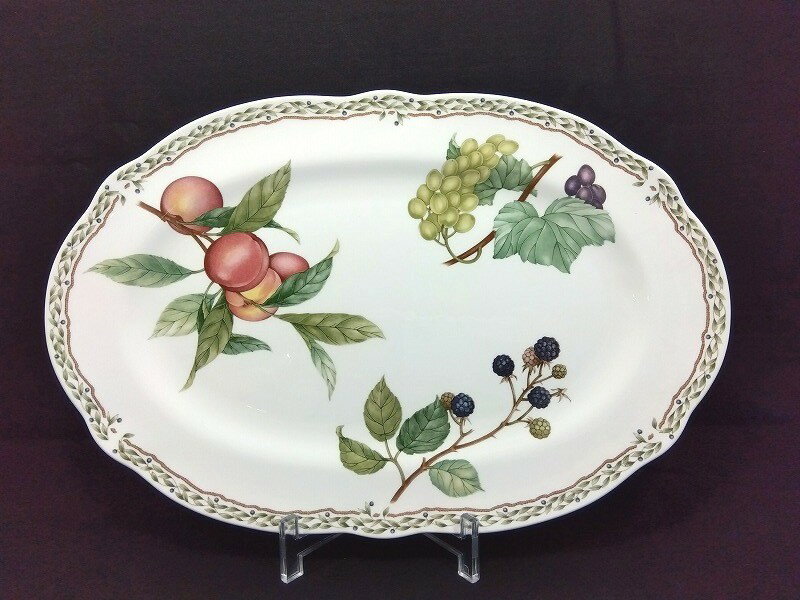 Rakuten - 26g-573k【中古】Noritake ノリタケ　オーチャードガーデン　38cm　オーバルプラター　パーティー皿　大皿　箱なし【9800円以上で沖縄・離島も送料無料】