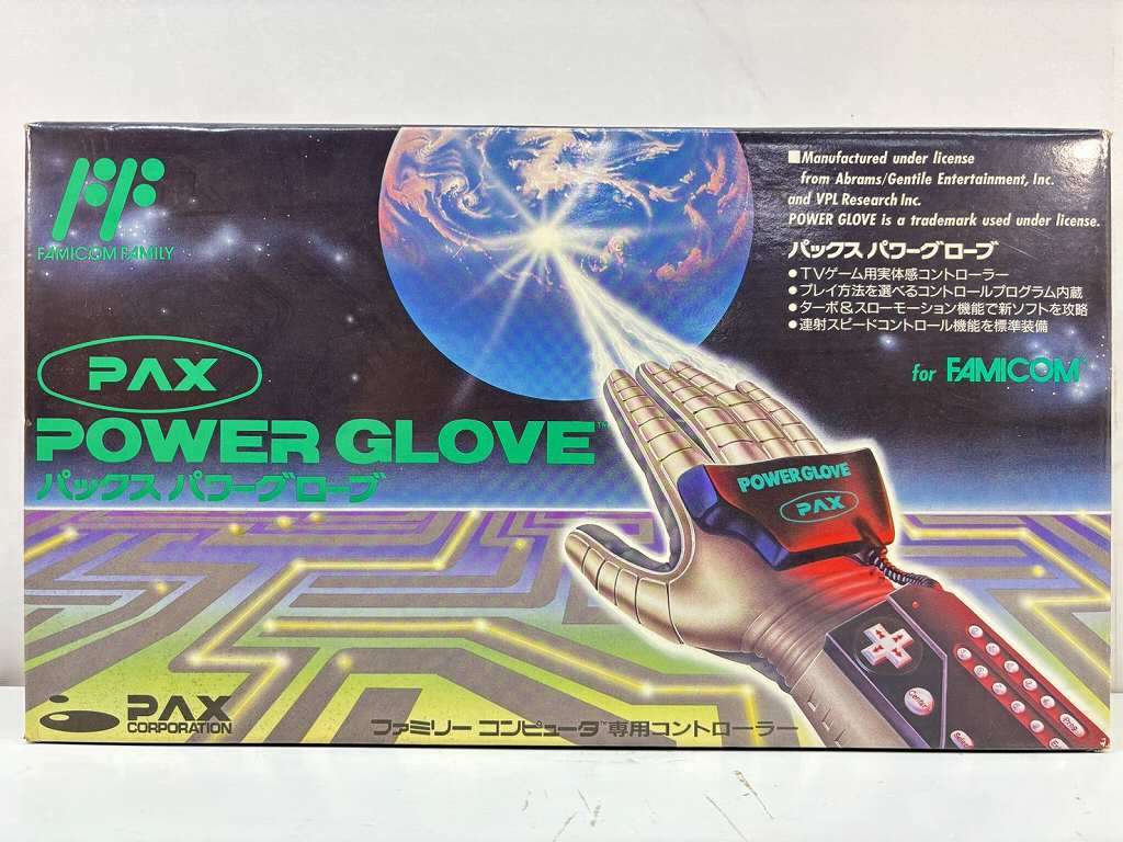 s26t-0043y【中古】PAX POWER GLOVE　パックス　パワーグローブ　ファミコン　ファミリーコンピューター専用コントローラー　ジャンク【9800円以上で沖縄・離島などの一部地域も送料無料での発送となります。】