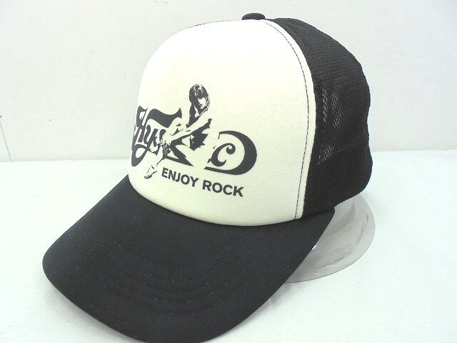 26g-606xHYSTERIC GLAMOUR ヒステリックグラマー　ENJOY ROCK　メッシュキャップ　フリーサイズ
