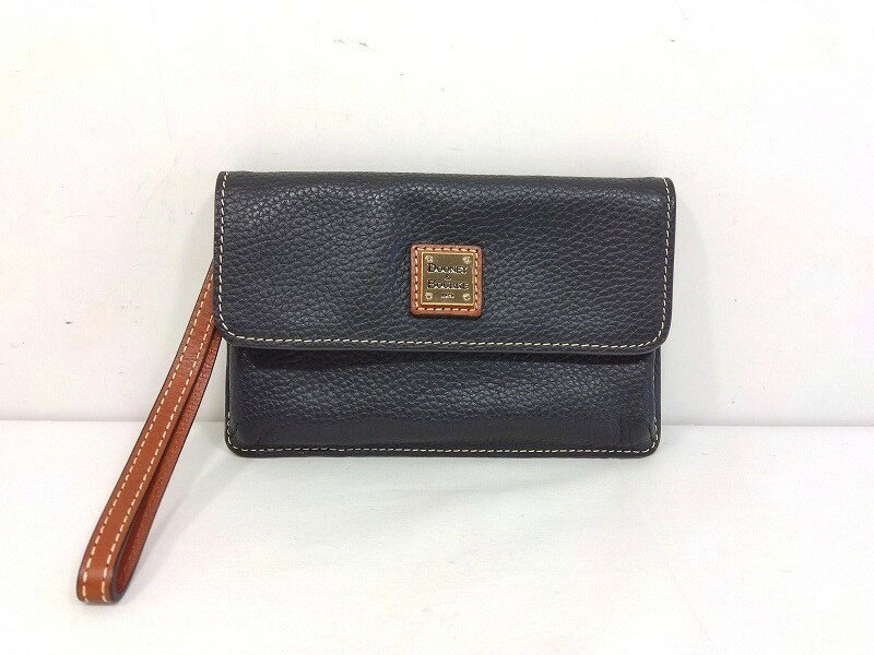 Rakuten - 26g-612k【中古】DOONEY&BOURKE ドゥーニー＆バーク　財布　ポーチ　リストレット　ウォレット　ブラック【9800円以上で沖縄・離島も送料無料】