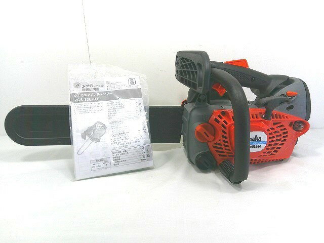 Rakuten - 26g-629x【中古】Tanaka 日工タナカ　エンジンチェンソー　PCS 33EDTP【9800円以上で沖縄・離島も送料無料】