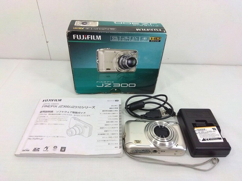 乐天商城 - 26g-662k【中古】富士フィルム　FUJIFILM　デジタルカメラ　FINEPIX JZ300　シャンパンゴールド【9800円以上で沖縄・離島も送料無料】