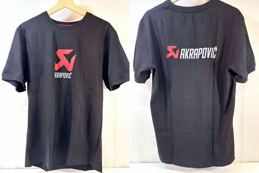 s26t-0063y【中古】【未使用】AKRAPOVIC　アクラポビッチ　アクラ　ロゴ　Tシャツ...