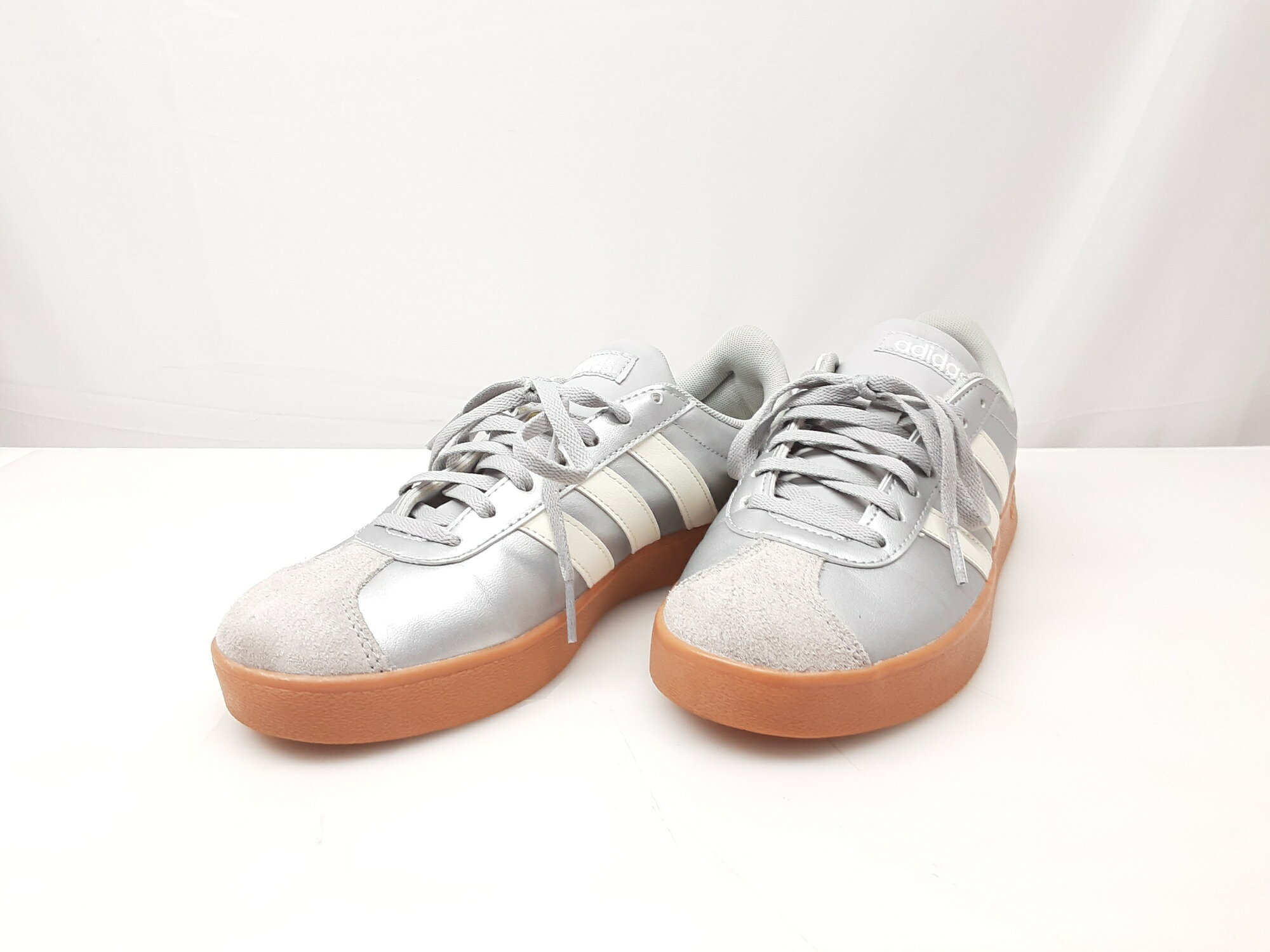 Rakuten - 26k-218h【中古】adidas　ベース　シルバー　JQ3048　レディース　24.0cm【9800円以上で沖縄・離島も送料無料】