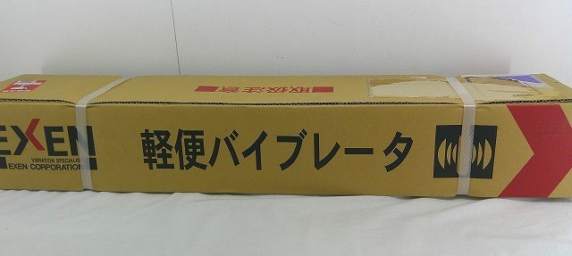 &nbsp; 商品説明 商品名 【中古】【未使用品】EXEN　エクセン　軽便バイブレータ　電棒型タイプ　E25DS【9800円以上で沖縄・離島も送料無料】 コメント 未開封品でしたが検品の為に開封しました。(画像参照） ※実店舗にて販売中の商品となりますので、画像にない汚れ等がある場合がございます。 ※カメラのフラッシュ等で色具合いが若干異なる場合がございます。 気になる点はお気軽にお問い合わせください。 仕様 ベビー電棒 出力　280W 電圧　100V 電流　5.0A 振動数　235-285 全長　756mm 質量　4.9kg詳しい仕様はメーカーHP等をご参照下さい。 状態 ランク 未使用品です。 注意&nbsp;事項&nbsp; ※当店で扱う商品は基本的に中古品となります。中古品にご理解のある方のみご購入頂きますようお願い致します。 ※中古品の為、返品有効期間以外の保証はございません。 ※原則商品到着後、7日以内にご連絡の上、10日以内のご返送をお願いいたします。期間を過ぎますと理由の如何にかかわらず返品・返金対応致しかねます。 当店ではお客様と気持ちの良いお取引を心がけております。 その為以下の注意事項をご確認の上ご購入くださいますようお願い致します。※運送会社は発送サイズにより佐川急便に変更になる場合もございますのでご了承下さいませ。 当店ではお客様と気持ちの良いお取引を心がけております。 その為、注意事項をご確認の上ご購入くださいますようお願い致します。
