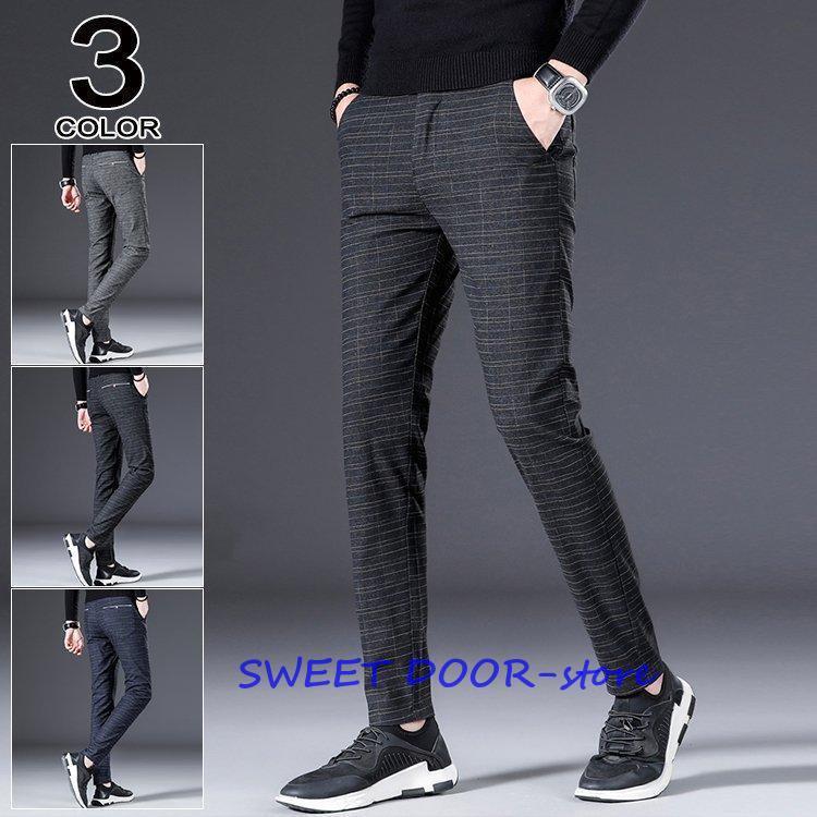 スラックス メンズ ストレッチ チノパン ビジネスパンツ 通勤 フォーマル スキニーパンツ 紳士服 敬老の日 父の日