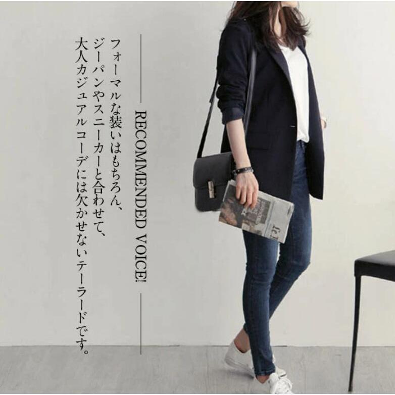 スーツ テーラード レディース ジャケット テーラードジャケット スーツジャケット 大きいサイズ 体型カバー フォーマル 通勤 春 夏 秋 入学式 卒業式