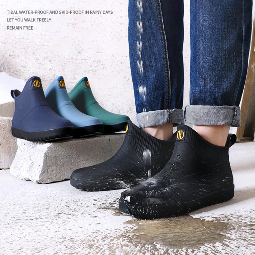 レインブーツ レインシューズ メンズ スニーカー風 ショート 軽量 完全防水 滑り止め 男女兼用 雨靴 防水 撥水 おしゃれ ラバー 梅雨 機能的