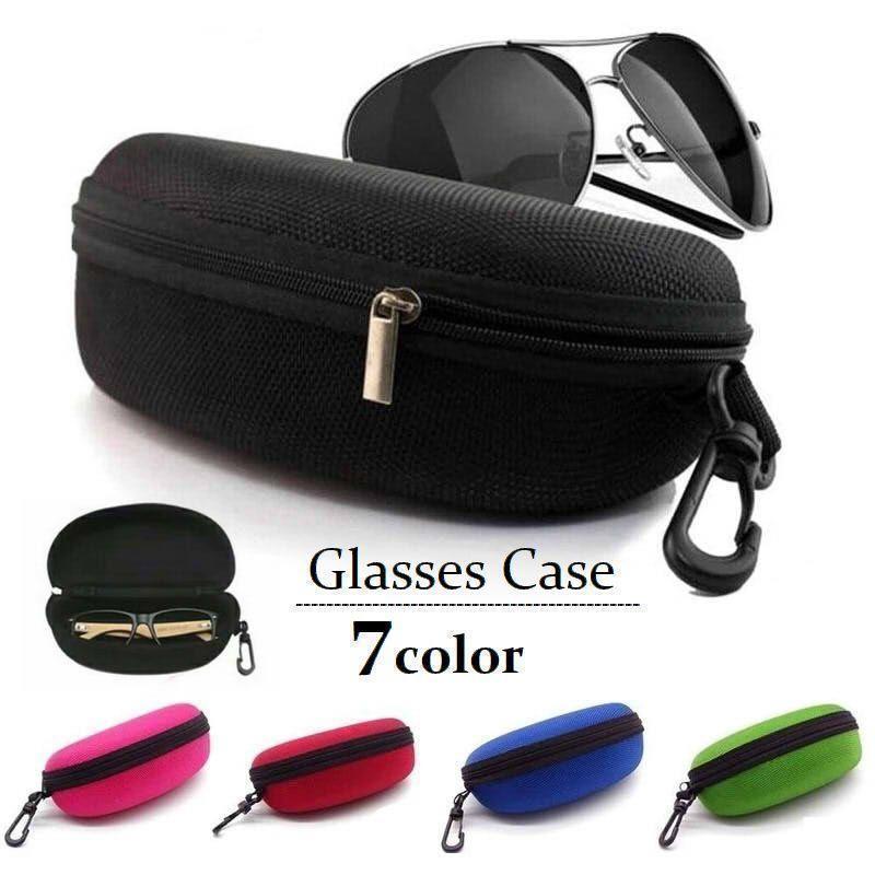 メガネケース 眼鏡ケース サングラスケース 大きめ ファスナー フック付き オックスフォード メガネ入..