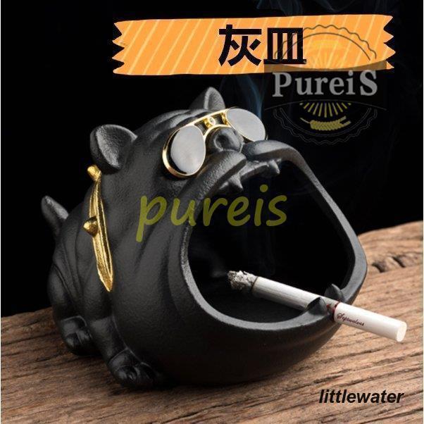 灰皿 雑貨 卓上灰皿 ギフト new クリスマス 犬 セラミックス 屋外灰皿 ファッション 風を防ぐ 可愛い動..