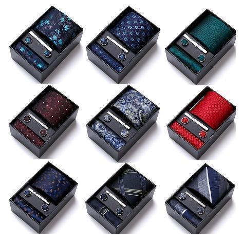 ネクタイ 4点セット 36色 ビジネス プレゼント チェック 結婚式 披露式 パーティー 職場 洗える 通勤 就活 フォーマル カジュアル オシャレ 父の日