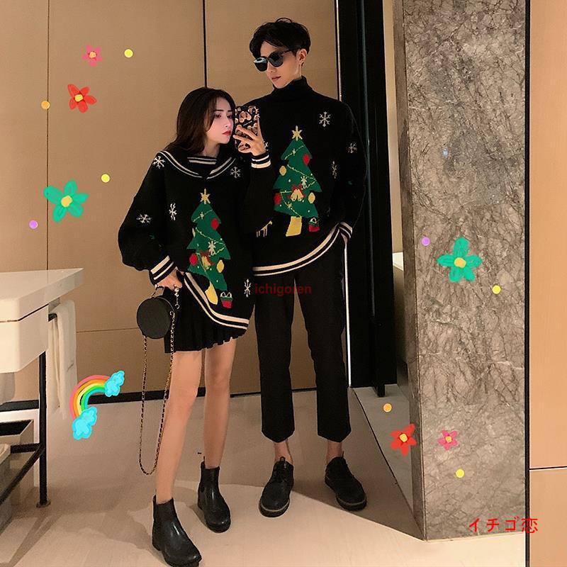 セーター ニット レディース 長袖 プルオーバー 秋冬 クリスマスセーター ゆったり あったか セーラー..