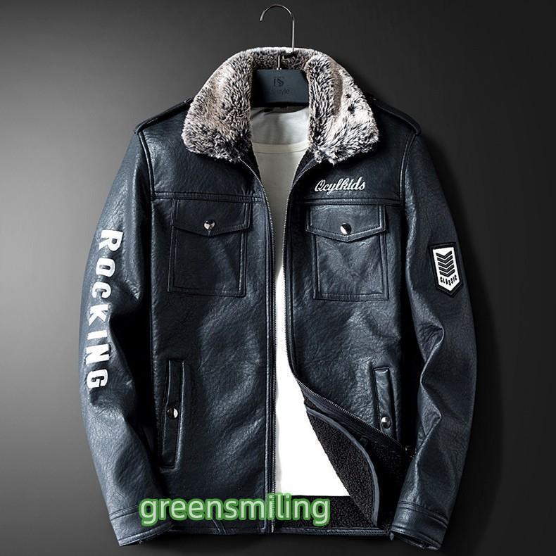 メンズ 革ジャン 裏ボア ライダース PU フェイクファー ジャケット 秋服 冬服 アウター